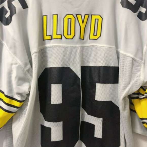 Greg Lloyd #95 Reebok Reversible Steelers Jersey - Picture 4 of 8